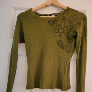 L.A.M.B. Gwen Stefani Fall 2005 Green Thermal Size L
